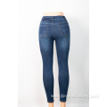 Wholesale Ladies Blue Skinny Jeans